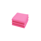 Small Pink Waffle Cloths - 3pk