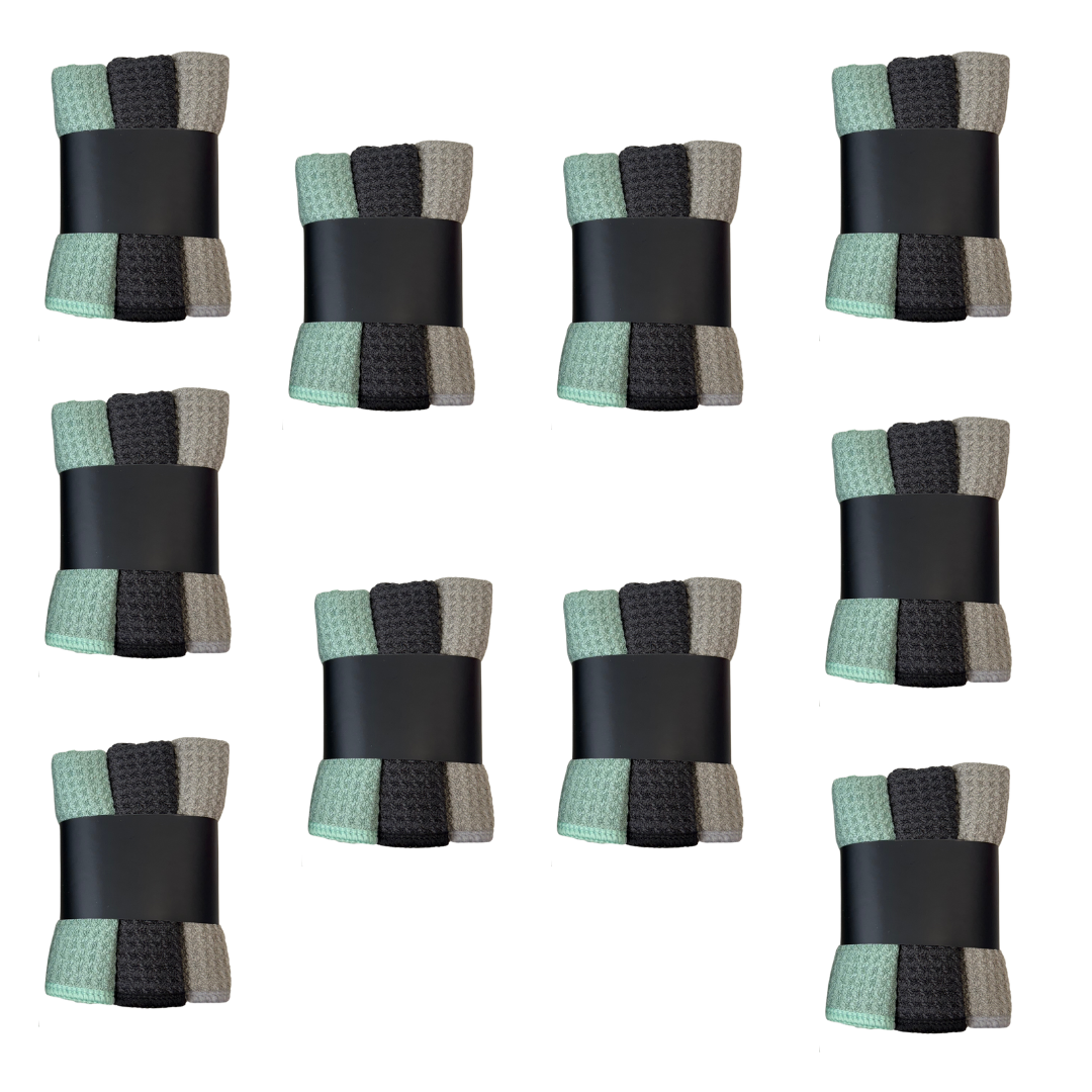 30x Small Waffle Cloths