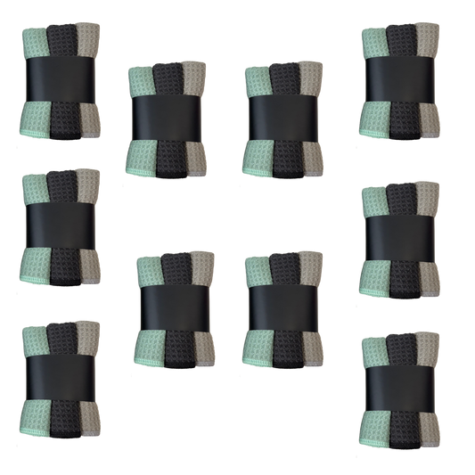 30x Small Waffle Cloths